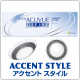 ワンデーアキュビューディファイン アクセントスタイルの写真